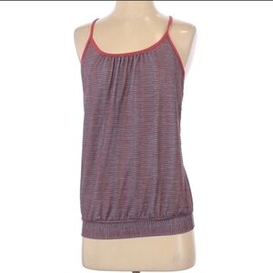 PrAna Racerback Elastic Bottom Tank Top Size Medium